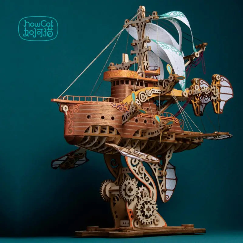 Bateau Steampunk, PUZZLE 3D WORLD – Puzzle 3D World
