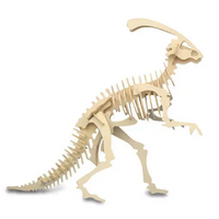 Dinosaure Parasaurolophus | PUZZLE 3D WORLD