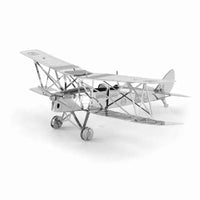 Maquette Avion en metal Tiger Moth | PUZZLE 3D WORLD