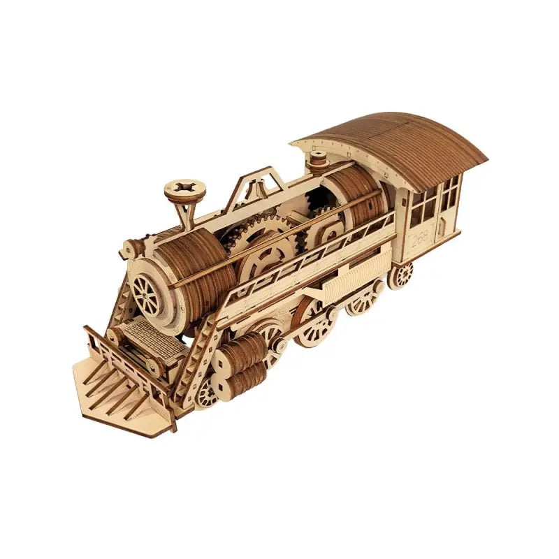 Puzzle 3D bois, Locomotive à vapeur