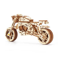 Maquette moto en bois | PUZZLE 3D WORLD
