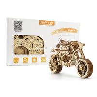 Maquette moto en bois | PUZZLE 3D WORLD